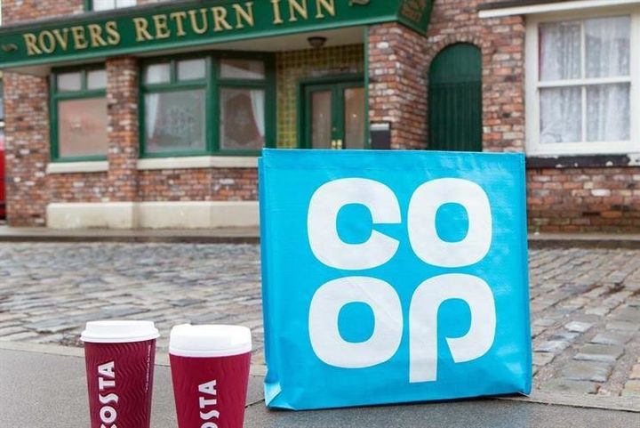 The extended 'Coronation Street' set will become home to a Costa Coffee and a Co-Op