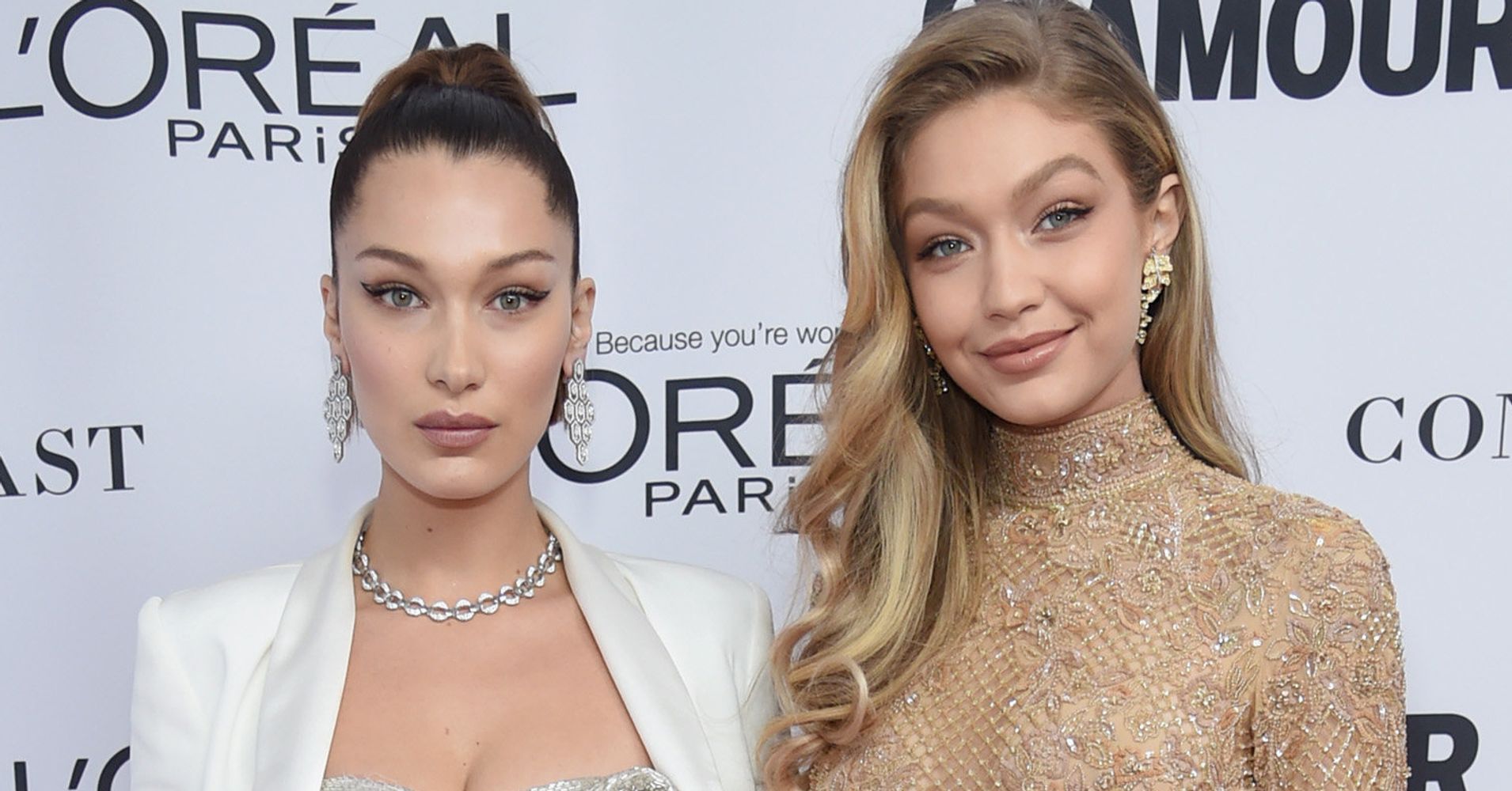 People Have 2 Issues With Gigi And Bella Hadid S Nude Vogue Photo Huffpost