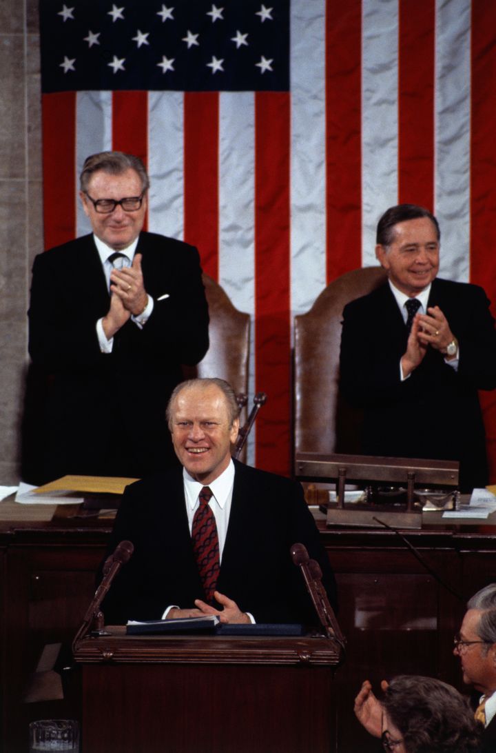 President Gerald Ford said the state of the union was "not good" in his 1975 State of the Union address.