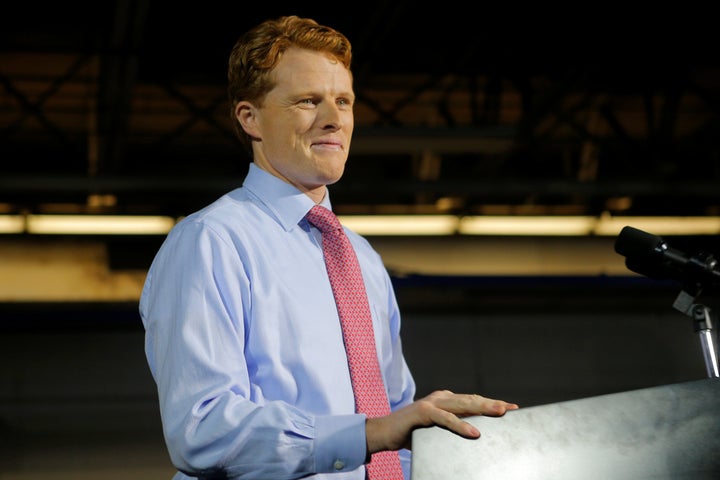 Rep. Joe Kennedy (D-Mass.) delivers the Democratic rebuttal to President Donald Trump's State of the Union address on Tuesday.