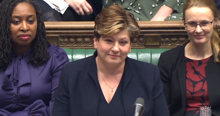 Emily Thornberry took Jeremy Corbyn's place for PMQs on Wednesday.