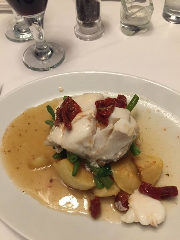 <strong>Cod and sundried tomatoes</strong>