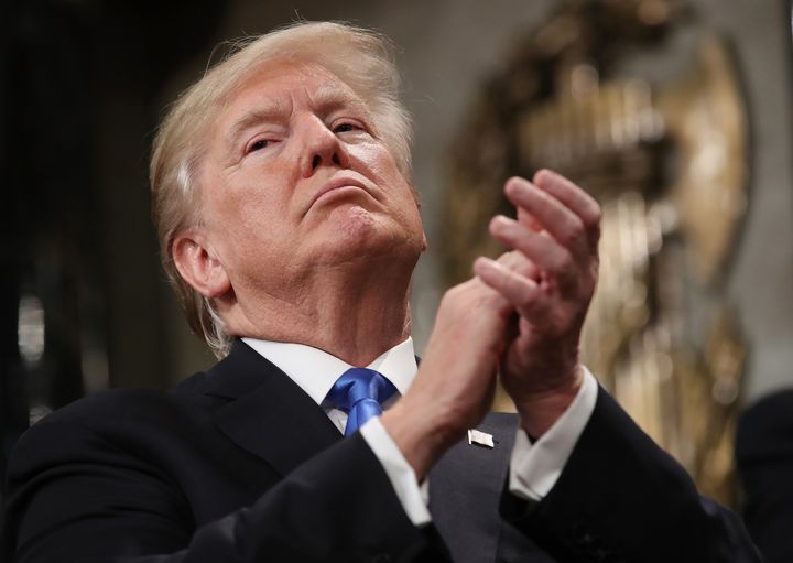 President Donald Trump was all about spending more money in his first State of the Union address.