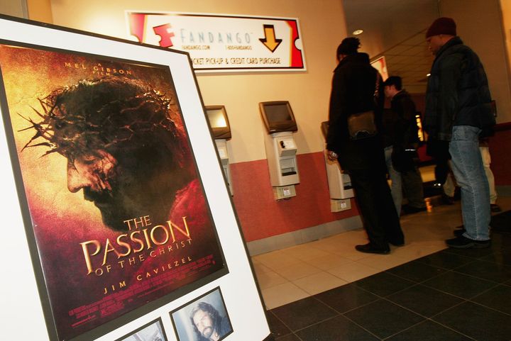 Mel Gibson's 'The Passion of the Christ' opens at the Regal Cinemas 14 February 24, 2004 in New York City.