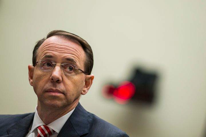 Deputy Attorney General Rod Rosenstein was put in charge of the Russia investigation after Attorney General Jeff Sessions recused himself.