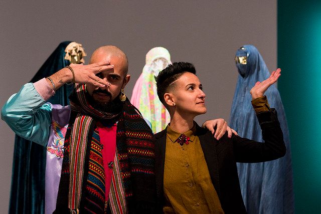 Zulfikar Ali Bhutto (left) and Yas Ahmed are the co-curators of "The Third Muslim," an art exhibition in California that seeks to highlight queer Muslim voices.