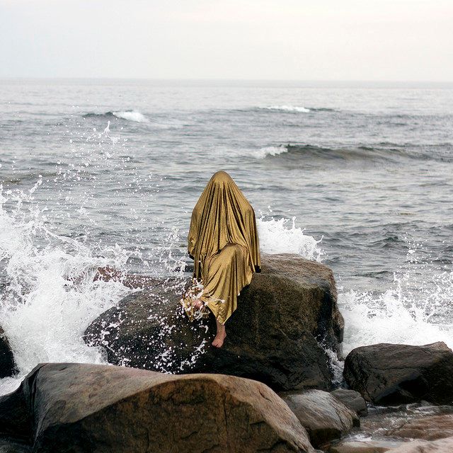 Art from the series "Visiting Thahab," by the artist Nabeela Vega.