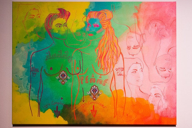 Art by<a href="http://savagemuse.com/meet-parisa/" target="_blank"> Parisa Parnian</a>, titled, "It's Complicated"