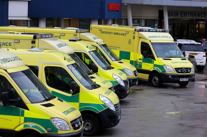The number of ambulance diverts has more than doubled in the past week (file picture) 