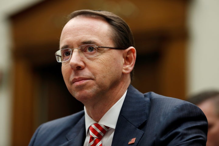 Deputy U.S. Attorney General Rod Rosenstein.