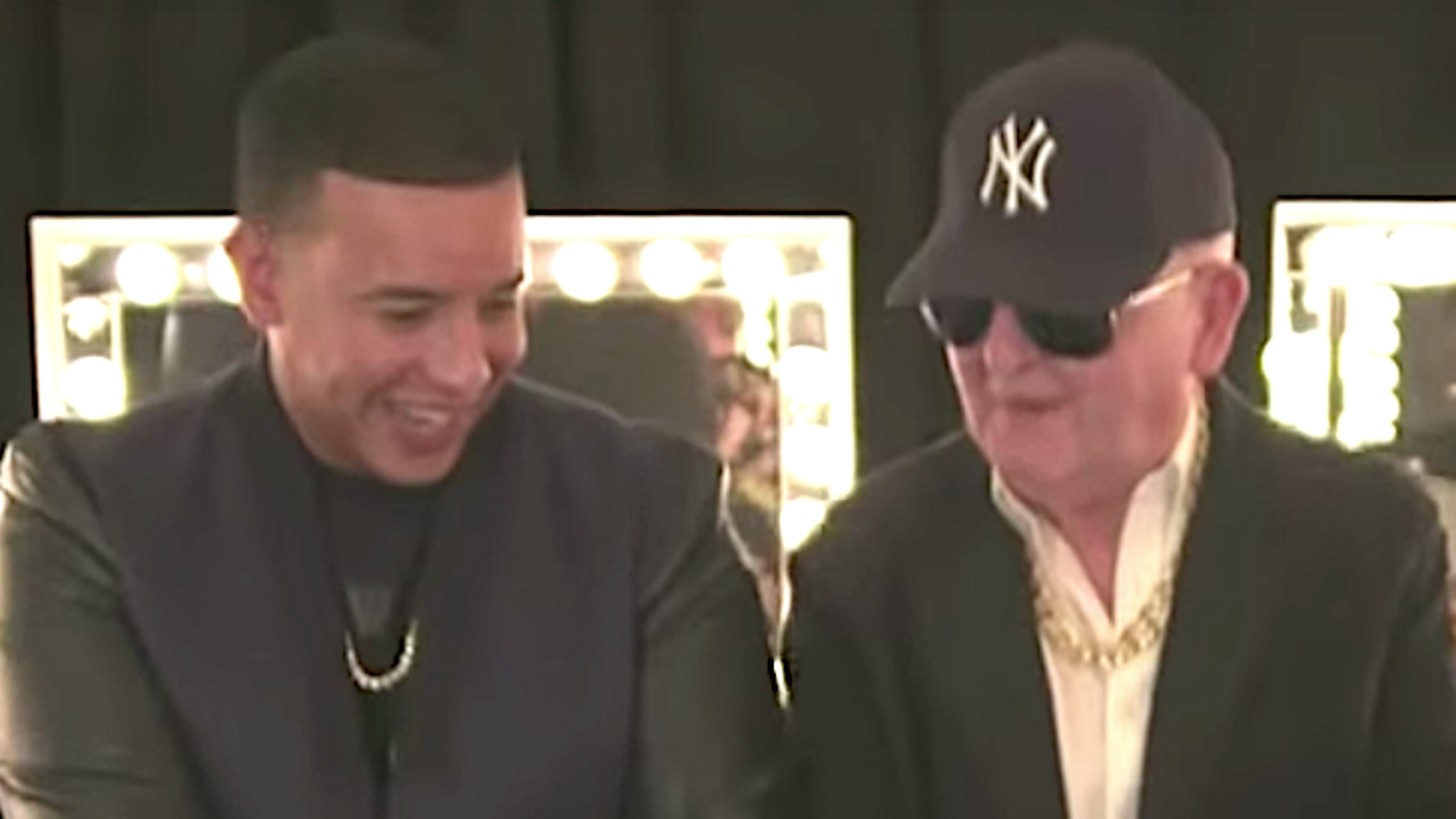 James Corden's Dad Rapping With Daddy Yankee At Grammys Is Everything ...