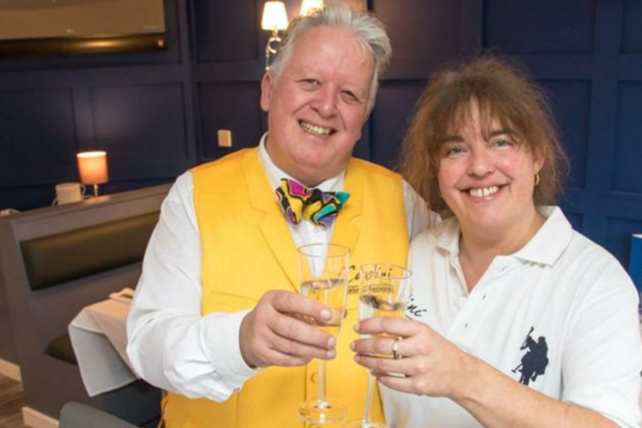 <strong>Former Head Chef Laura Goodman (right) and partner Michael Gale</strong>