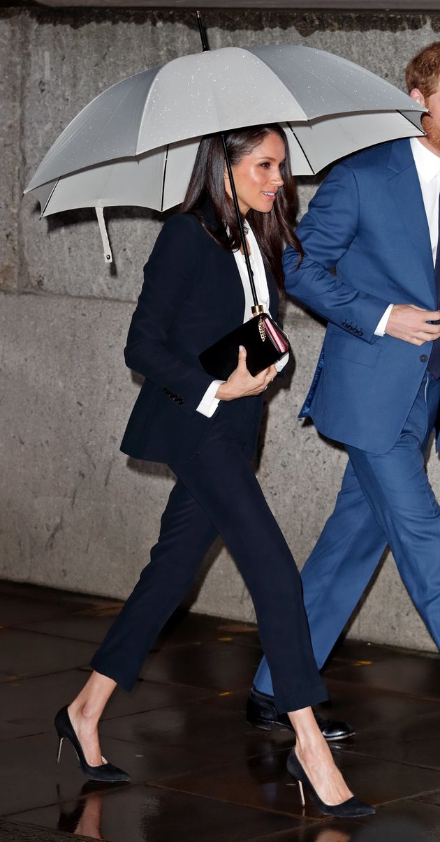 Meghan Markle Wears Navy Trouser Suit Teaching Us All A Lesson In Power Dressing Huffpost Uk 3768