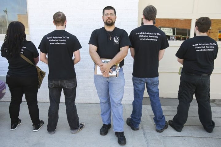 Matthew Heimbach, head of the Traditionalist Worker Party.