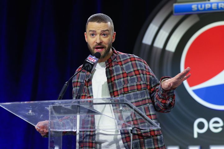 "My main objective is that he become a great person," Justin Timberlake said at his press conference Thursday.