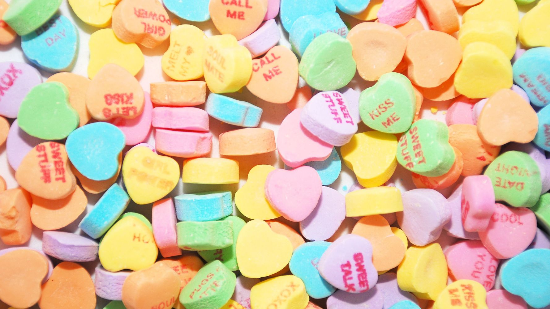 Where did those sweet candy heart sayings come from? (1920s to