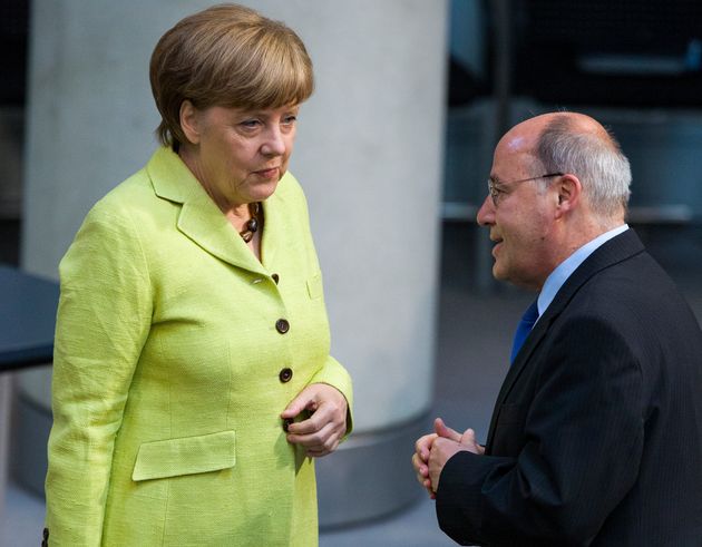 Kanzlerin Angela Merkel und Ex-Linken-Fraktionschef Gregor Gysi
