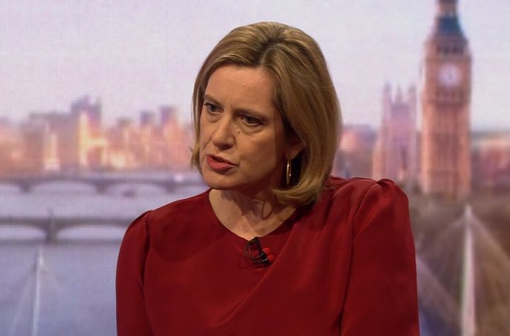 Amber Rudd has been speaking on the BBC's Andrew Marr Show