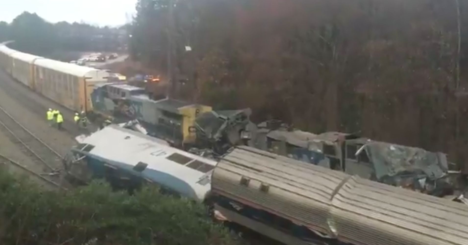 Amtrak Train Derails After Collision In South Carolina; At Least 2 Dead