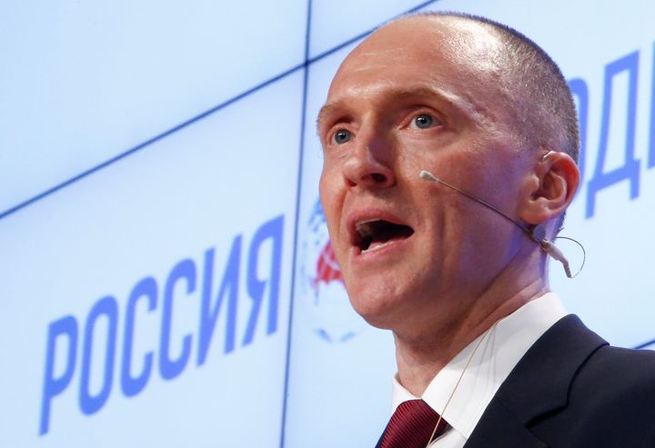 Carter Page is the man at the centre of the memo.
