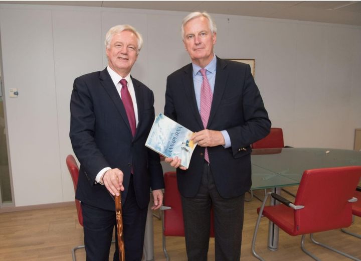 David Davis and Michel Barnier will discuss transition arrangements after Britain leaves the EU