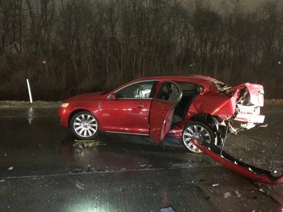 Police released a photograph Sunday showing the car that Monroe and Jackson had been traveling in.