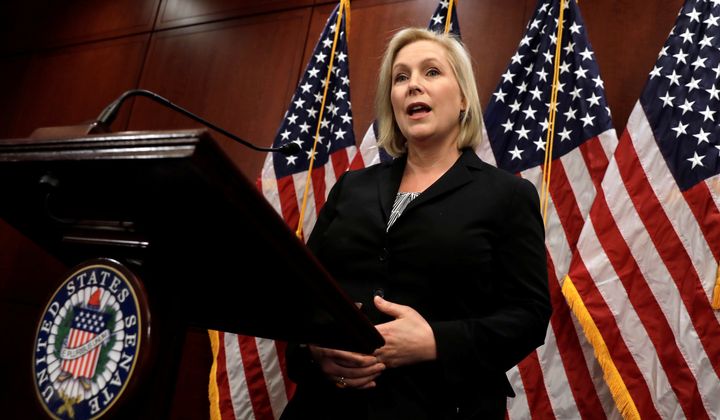 Sen. Kirsten Gillibrand (D-N.Y.) wants the Justice Department to investigate whether the U.S. Olympic Committee could have stopped the serial predator Larry Nassar sooner. 