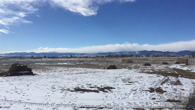 Snow covers Dani Fontaine Billings’ farm in Longmont, Colorado, where later this year she’ll plant multiple varieties of hemp. One such variety, grown for its cannabidiol, faces legal challenges.