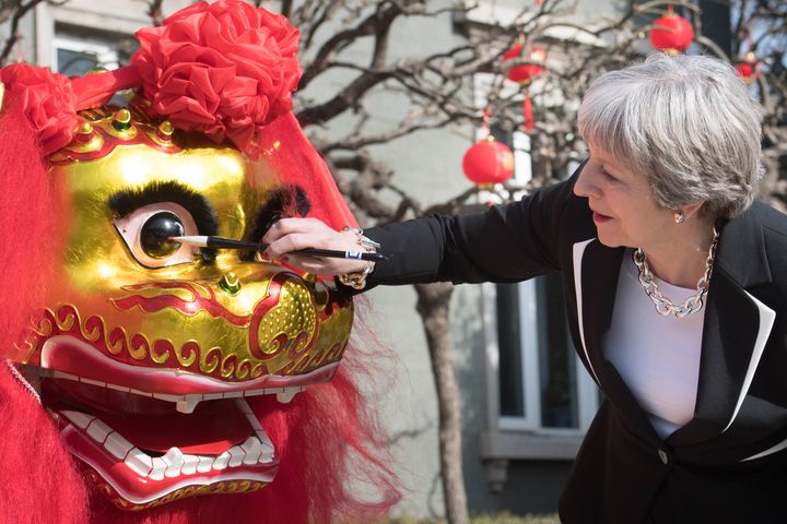 The Brexit row followed Theresa May to China last week.