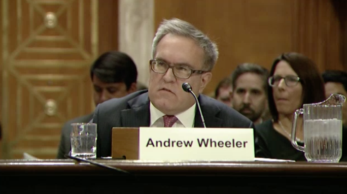 Andrew Wheeler, nominated to be EPA deputy administrator, appeared before the Senate Environment and Public Works Committee on Nov. 8.