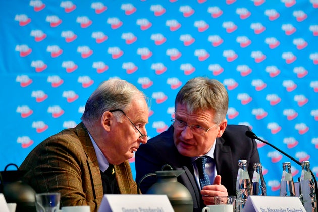 Dezember 2017: Die neuen AfD-Vorsitzenden Alexander Gauland und Jörg Meuthen