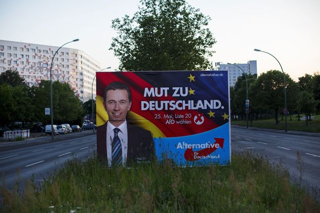 Ein Plakat der AfD zur Europawahl 2014