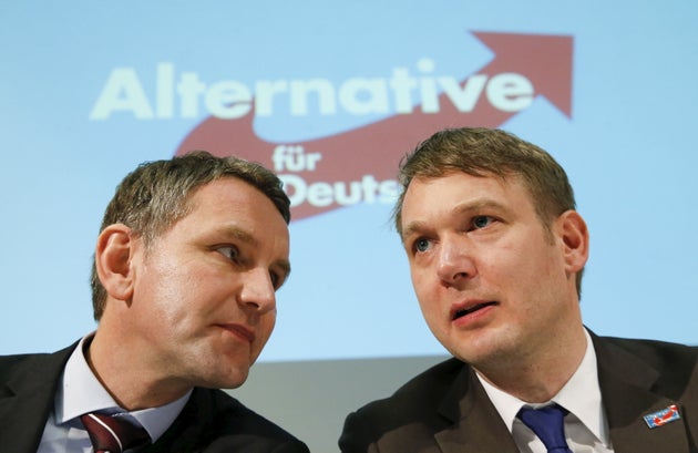 Die Initiatoren: Björn Höcke und André Poggenburg