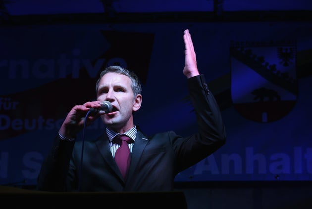 Björn Höcke, hier bei einer Rede in Magdeburg