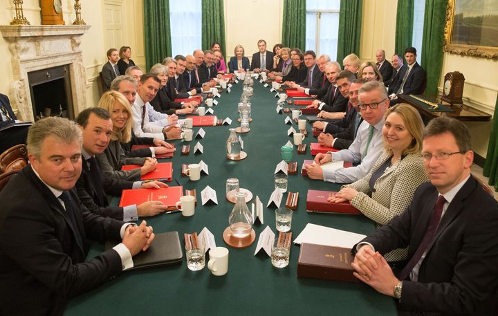 Theresa May's new Cabinet.