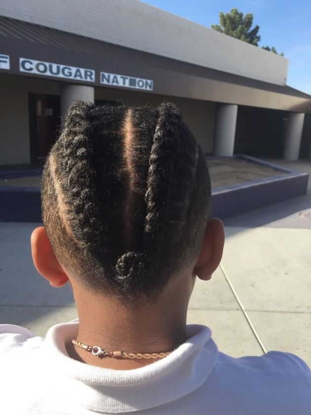 After A Boy With Braided Hair Violated His Dress Code His