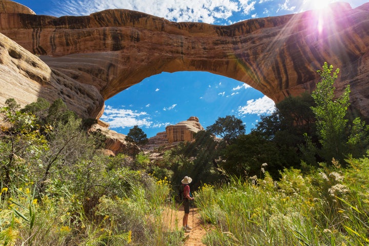 Sipapu Bridge in the Natural Bridges National Monument.