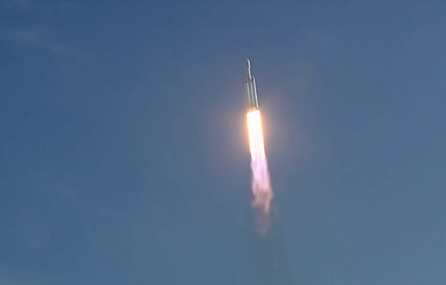 SpaceX Falcon Heavy Rocket Launch