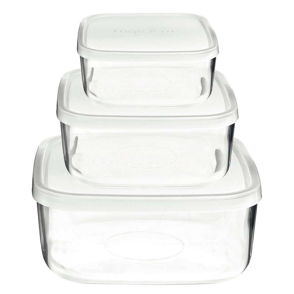 Oxo Pop 5pc Plastic Airtight Food Storage Container Set White : Target