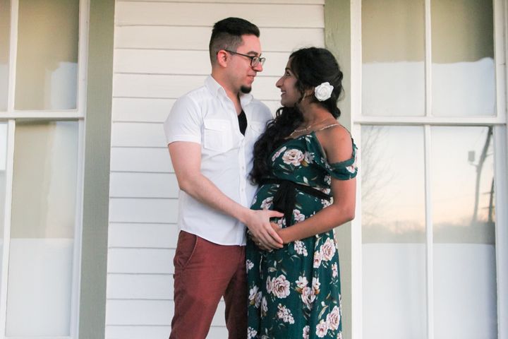 The Valverdes wanted their maternity shoot to reflect both of their cultures. 