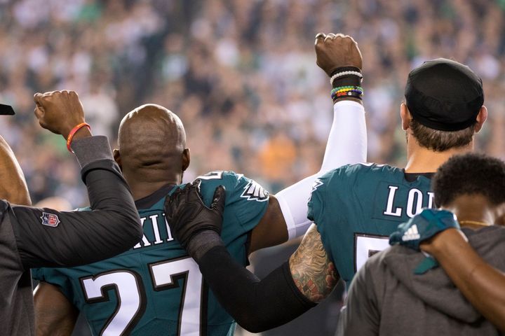 Eagles Malcolm Jenkins and Chris Long were among the most outspoken players this season