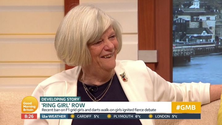 Ann Widdecombe appeared on 'Good Morning Britain'