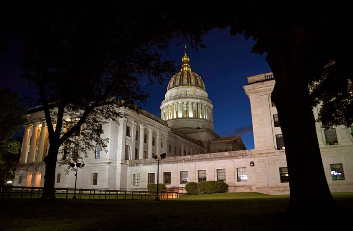 The state Capitol building in Charleston, West Virginia. Lawmakers are reviewing a bill that would amend the constitution to remove the right to abortions.
