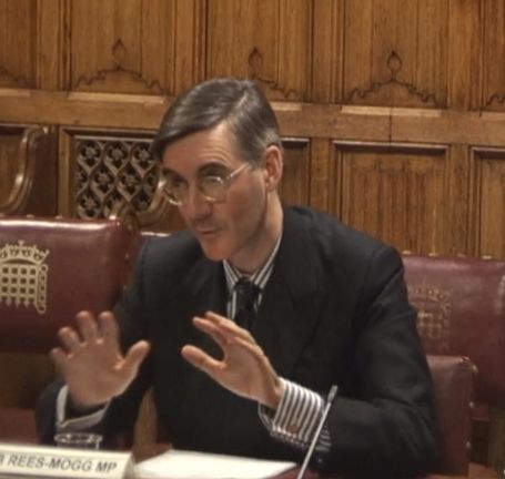Jacob Rees-Mogg at the human rights committee