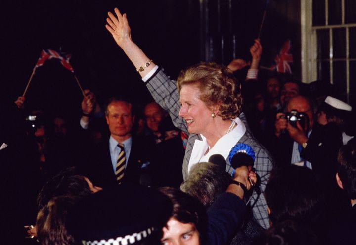 Margaret Thatcher in Barnet, home to her Finchley constituency