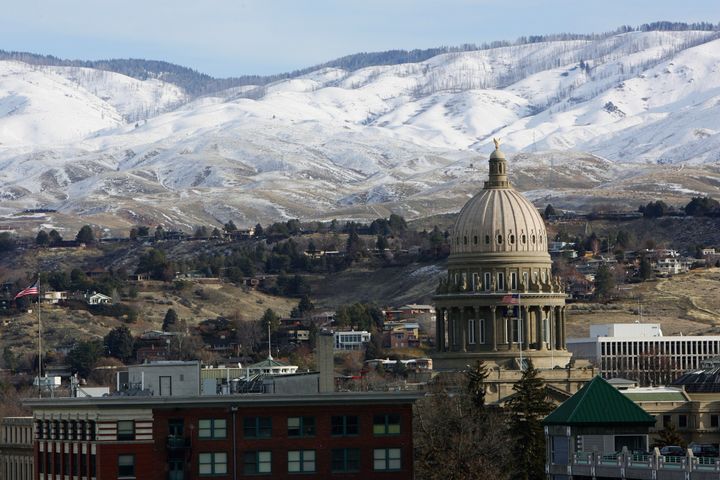 A view of the Idaho State Capitol in Boise.