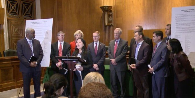 The evangelical Christian organization World Relief held a press conference Wednesday on Capitol Hill.