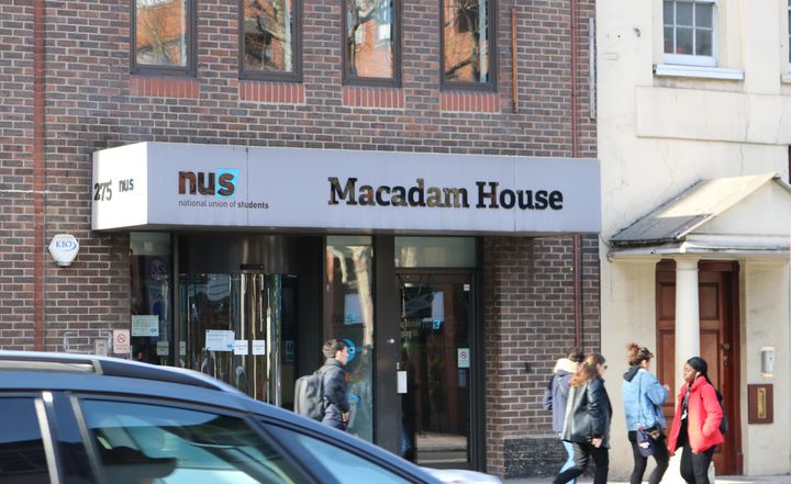 NUS headquarters at Macadam House on Gray's Inn Road, near London's King's Cross