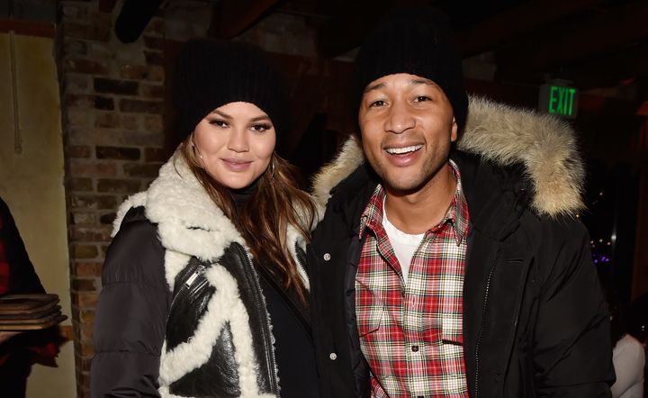Chrissy Teigen and her husband, the thief.