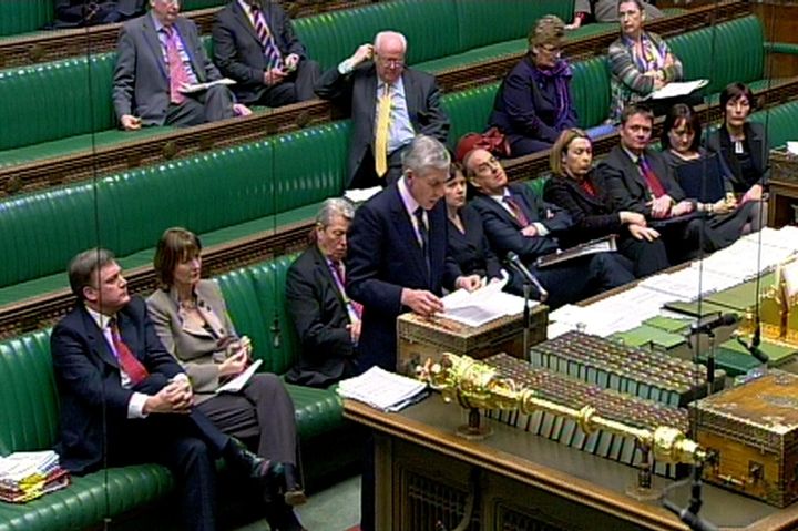 Justice Secretary Jack Straw makes a statement about Venables' return to prison at the House Of Commons 